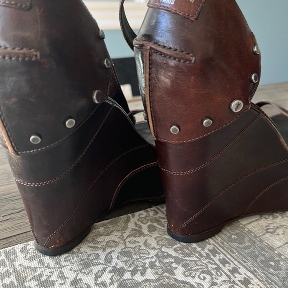 Yves Saint Laurent -Rive Gauche Wedges - Picture 7 of 15